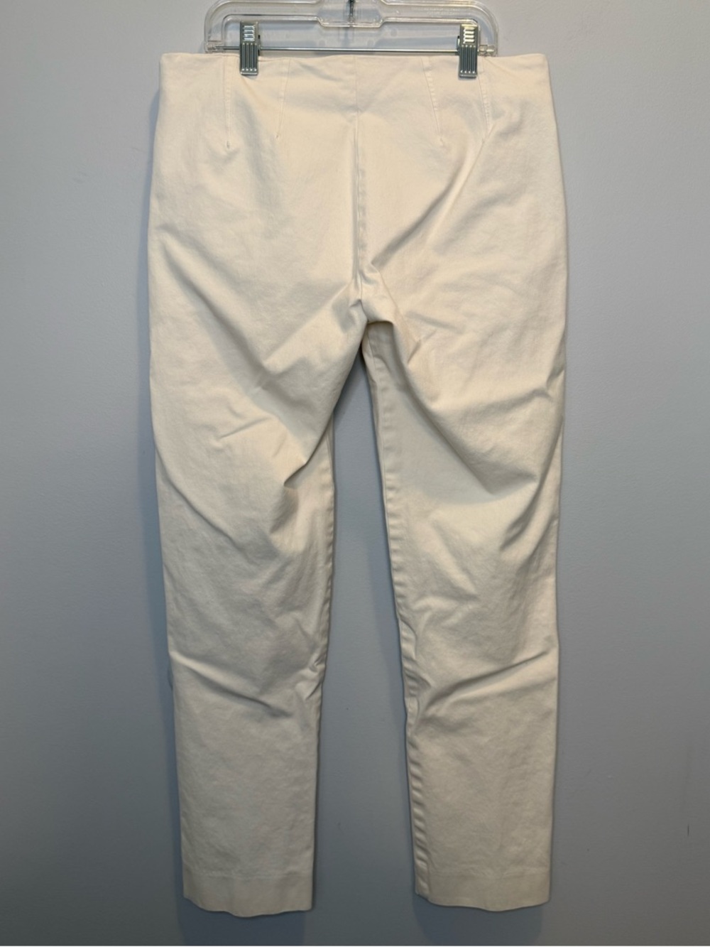 Lilly Pulitzer Worth Skinny Ankle Pants Resort White Side Zip Size 4 Preppy - Picture 2 of 8